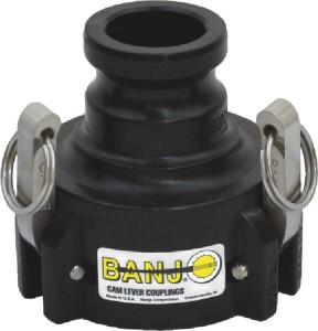 Camlock 3" element M 2" x element V adapter Banjo