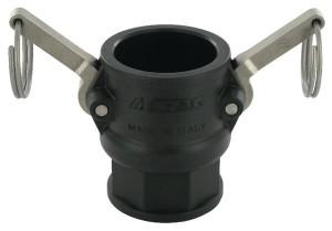 Gniazdo Camlock typ D PP Arag, gwint wew. 1 1/4"