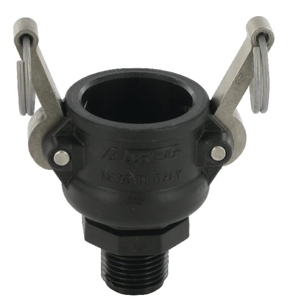Gniazdo Camlock typ B PP Arag, gwint zew. 3/4"-1/2"