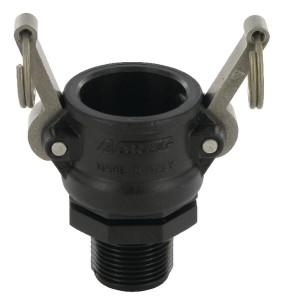 Gniazdo Camlock typ B PP Arag, gwint zew. 3/4"