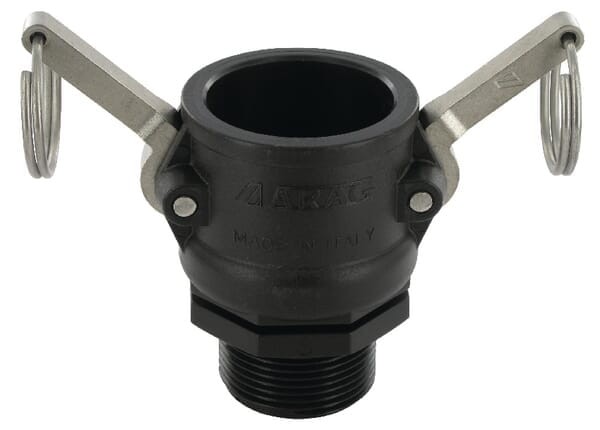 Gniazdo Camlock typ B PP Arag, gwint zew. 1 1/4"
