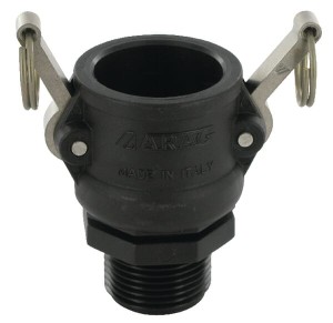 Gniazdo Camlock typ B PP Arag, gwint zew. 1"