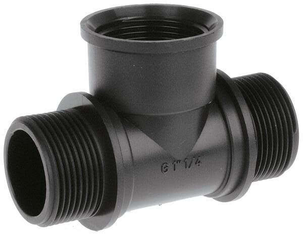 Trójnik 1 1/2" gwint zew. / gwint wew.