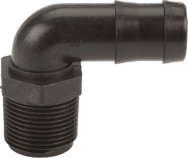 Końcówka węża 1" gwint zewn. NPT x 1" 90°