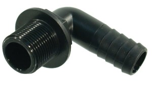 Przyłącze węża 90° gwint zew. Arag, 20 mm 3/4"