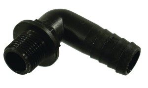 Przyłącze węża 90° gwint zew. Arag, 20 mm 1/2"