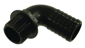 Przyłącze węża 90° gwint zew. Arag, 32 mm 11/2"