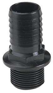 Przyłącze węża proste gwint zew. Arag, 25 mm 3/4"