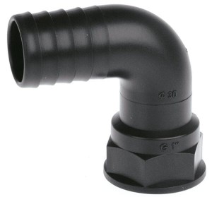 Przyłącze węża 90° 22 mm x 3/4" gwint wew.
