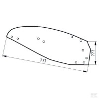 Pierś odkładni prawa  5040063283 | poltechparts.pl