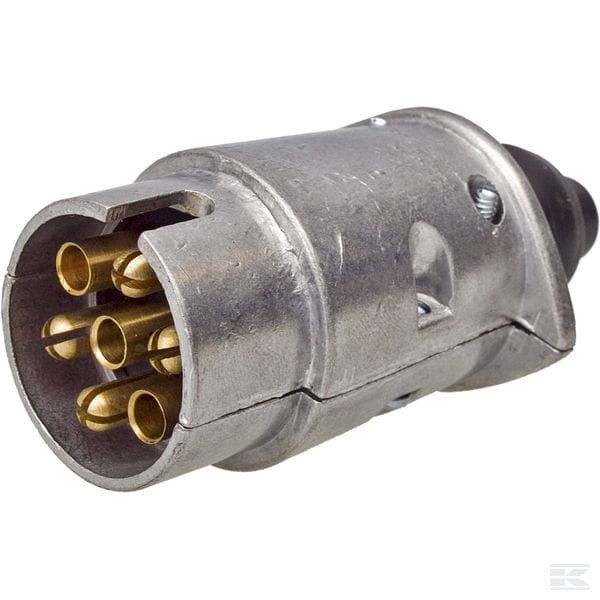 Wtyczka 7-biegunowa, metalowa