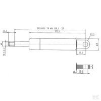 Sprężyna gazowa CA377171 | poltechparts.pl
