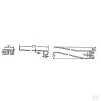 Zęby sprężyste Fella 491774KR | poltechparts.pl