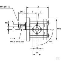 Pompa zębata Polaris grupa 2 - wersja 82E2 | poltechparts.pl