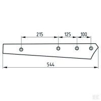 Listwa odkładni ażurowej, nr 1 górna praw… | poltechparts.pl