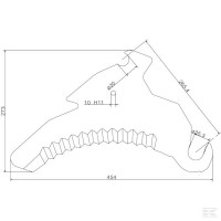 Nóż do przycz. samozb. Krone  SM06199 | poltechparts.pl