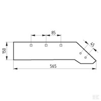 Lemiesz Unia prawy z dłutem PO 0387 | poltechparts.pl