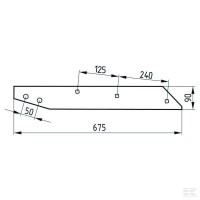 Płoza tylna Unia, prawa PO 738 5020111673… | poltechparts.pl