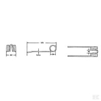 Palec podbieracza, 168 x 61 x 28, Ø 5,5  V… | poltechparts.pl