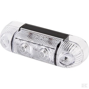 Lampa obrysowa przednia 2 LED, 282, W-61, 12 V - 24 V, biała WAŚ
