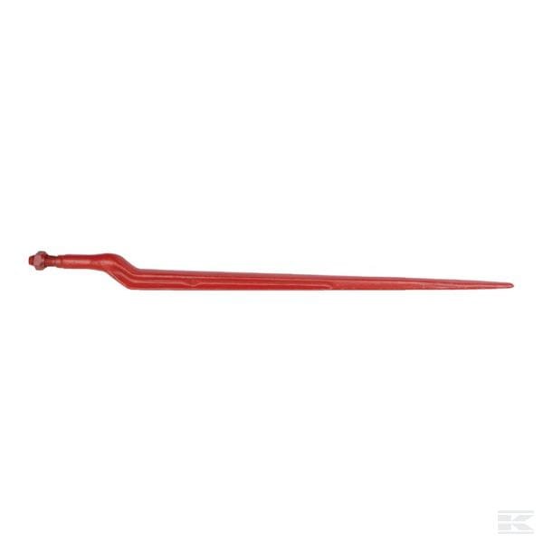 Ząb ładowacza, wygięty: 32 mm profil podwójne T 38x880 mm końcówka płaska z nakrętką M22x1.5 czerwony Battista Porteri - 5196512311 - Sklep rolniczy PoltechParts