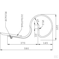 Ząb Jack-Pot sprężynowy z redliczką 32 x 12 mm CP41 - CP41 - Sklep rolniczy PoltechParts