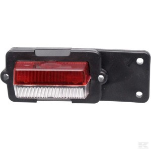 Lampa zespolona obrysowa przednio-tylna, PO-2, 09, żarówkowa, biało czerwona 