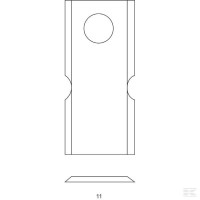 Nóż do kosiarki JF, model SH | poltechparts.pl