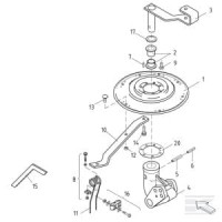 Palec przetrząsacza, 375 x 110 x 60, Ø 10. | poltechparts.pl