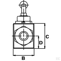 Zawór kulowy 2-drog. 10L KHS10L | poltechparts.pl