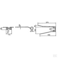 Zęby sprężyste lewe org. PZ  VGPZ111E | poltechparts.pl