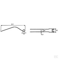 Zęby sprężyste Fella 162058KR | poltechparts.pl
