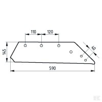 Eurolemiesz lewy 16" 5040073005 | poltechparts.pl