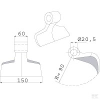 Młotek bijakowy 14 Maschio Gaspardo M0340… | poltechparts.pl