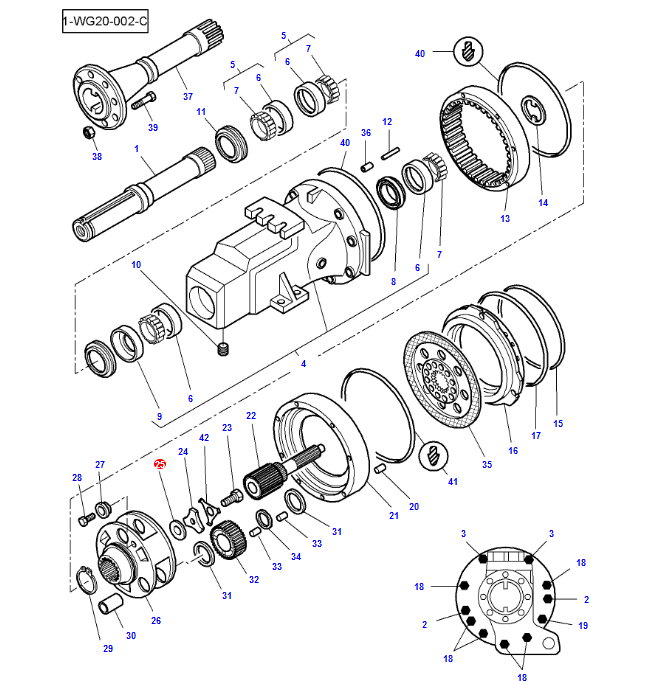 PODKŁADKA REGULACYJNA - Ø 24,85-66 X 0,20 MM 3797270M1