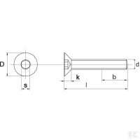 Śruba imbusowa stożkowa kl.10.9 ocynk Kra… | poltechparts.pl