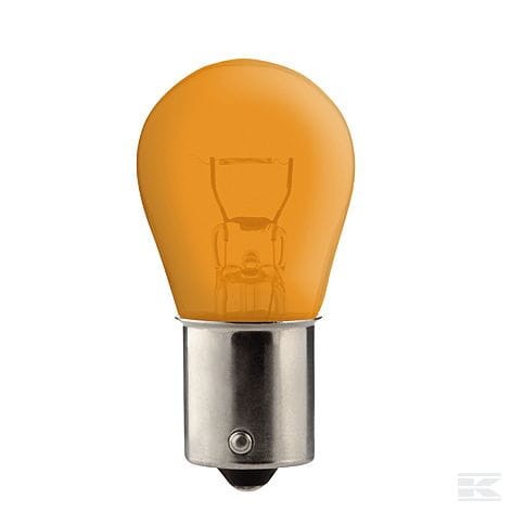 Żarówka BA15s, 12 V, 21W, pomarańczowa 