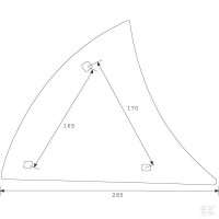 Pierś odkładni, prawa B2K Lemken 3451000 | poltechparts.pl