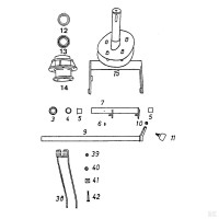 Sworzeń do rolki skrętnej Fella Org. i | poltechparts.pl