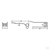 Zęby sprężyste lewe PZ  VGPZ190KR | poltechparts.pl