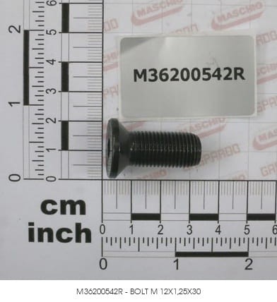 Śruba M12x1,25x30 GASPARDO M36200542R | poltechparts.pl