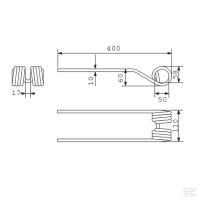 Zęby sprężyste 0001048210KR | poltechparts.pl