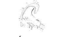 Błotnik lewy 3786909M2 | poltechparts.pl